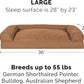 Furhaven Pillow Dog Bed for Large/Medium Dogs w/ Removable Bolsters & Washable Cover - Quilted Sofa - Toasted Brown, Large