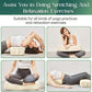 Premium Crushed Sponge Yoga Bolster Pillow for Yin Yoga, Restorative & Meditation - Rectangular Cushion