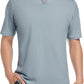 Esabel.C Jacquard Golf Shirts for Men Moisture Wicking Short Sleeve Performance Dry Fit Active Mens Polo Shirts