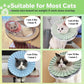 Soft Cat Cone Collar for Cats– Adjustable Lightweight Recovery E-Collar to Stop Licking, Scratching & Biting After Surgery, Comfortable Wound Healing Cone Alternative (Green, L)