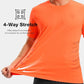 G Gradual Men's Workout Shirts Quick Dry Athletic Running T-Shirts Lightweight Moisture Wicking Short Sleeve Sports Gym Tops