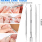 Toenail Clippers for Seniors Ingrown Thick Toenails, 2025 Angled Head Toe Nail Clippers with Catcher, Heavy Duty 45° Slanted Toenail Clippers, 37mm Wide Opening Nail Cutter with Long Handle, 6PCS