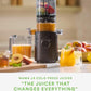 Nama J3 Compact Cold Press Juicer – Space Saving & Self Feeding for Hands-Free Operation – Lightweight, Portable Zero Waste Slow Masticating Juicer – Easy Cleanup & Assembly - Black