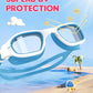 Kids Swim Goggles,Swimming Goggles for Kids 6-14, Anti-Fog UV Protection Pool Glasses for Boys Girls