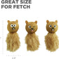 Outward Hound Nina Ottosson Plush Replacement Chipmunk Toys for Snuffle N' Treat Dog Ball Puzzle - 3 Pack