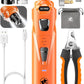 Dog Nail Grinder with 2 LED Lights Powerful 2 Speeds Super Quiet Dog Nail Trimmers with 3 Grinding Wheels Rechargeable Pet Dog Nail Clippers for Large Medium Puppy Dogs Dog Nail File Cat Nail Clipper