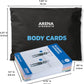 Arena Strength Workout Cards - Instructional Fitness Deck for Booty Band Workouts, Beginner Fitness Guide for Resistance Band Training Exercises at Home. Includes Workout Routines.