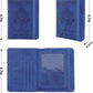 Melsbrinna Rfid Passport Holder for Travel women/Men, Cute Passport Wallet Rfid Blocking Card Slots, Rfid Passport Cover/CaseTravel Wallet, Passport Book Holder (1, Blue5)