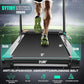 SYTIRY Treadmills for Home with TV Screen and WiFi,Smart Foldable Treadmill Machine,3D Virtual Sports Scene,HiFi Speakers,Popular APP for Social Networking,Video,and Search,Walking Treadmill