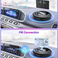 ARAFUNA Portable CD Player Bluetooth with FM Radio, 2000mAh Rechargeable CD Player for Car with LCD Screen, Anti Shock Protection Compact Player with Headphone, AUX Cable