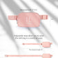 ODODOS Unisex Mini Belt Bag with Adjustable Strap Small Fanny Pack for Workout Running Traveling Hiking, Light Pink