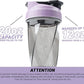 HELIMIX 1.5 Vortex Blender Shaker Bottle Holds Upto 20oz | No Blending Ball or Whisk | USA Made | Portable Pre Workout Whey Protein Drink Shaker Cup | Mixes Cocktails Smoothies Shakes | Top Rack Safe