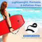 Goplus 41''/37''/33'' Lightweight Body Board for Beach, Surf Board with EPS Core, XPE Deck, HDPE Slick Bottom, Wrist Leash, Bodyboard for Kids Adults Surfing