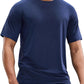 MIER Men's Dry Fit Workout T-Shirts Athletic Running Tee Short Sleeve Crew Neck Gym Tops, Polyester, Moisture Wicking