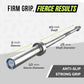 Olympic Training Barbell (6FT) (15 Pound Weight) (300 LBS Capacity), Home Gym Fitness Equipment, Strength Training Workout Bar, Weight bar for Squats, Deadlift, Weightlifting, Bench Press