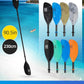 OCEANBROAD Kayak Paddle 86in/218cm, 90.5in/230cm Alloy Shaft 2-Piece Floatable Kayak Oar for Kayaking Canoeing Boating