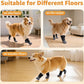 Double Sides Non-Slip Dog Socks to Prevent Licking Paws - Strong Traction for Hardwood Floors, Senior Dogs, Paw Protector, Dog Socks with Grippers - Black