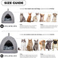 Best Pet Supplies Pet Tent-Soft Bed for Dog and Cat by - Gray, 20" x 20" x H:22"
