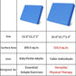 Balance Pad 19.8 * 15.7 * 2.4",XL Balance Pad for Physical Therapy,Extra Large Foam Balance Board Stability Pad for Rehabilitation Core Training Stretching Mobility