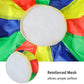 Sonyabecca Parachute 8 Feet 10 Feet 12 Feet for Kids with 9 Handles 12 Handles Play Parachute for 8 12 Kids Tent Cooperative Games Birthday Gift