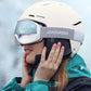 Ski Helmet and Goggles Set, Snowboard Helmet Goggles for Men Women & Youth, Shockproof Snow Helmet Anti Fog OTG Snow Goggles for Skiing Snowboarding
