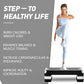 Aerobic Exercise Step, Adjustable Aerobic Stepper for Exercise, Workout Step Platform for Step Up, 26.5" Step Deck with 4” 6” 8” Adjustable Height Risers, Women Home Gym Cardio Fitness