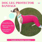 ROZKITCH Dog Surgery Leg Sleeve Rear Legs, Male Female Pet Prevent Licking Wound Elbow Knee Protector, Dog Recovery Suit Cone Collar Alternative Pants Shirt for Wound Heal Wrap Rosered M