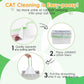 120 Pack Cat Litter Box Liners for Meo Want SC01, MW-SC02, MW-LR01,1.5 Mil Thick Drawstring Heavy Duty Leak-proof Disposable Smart Self-Cleaning Litter Box Robot Waste Drawer Trash Bags 18" x 12.6"