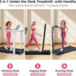 Walking Pad Treadmill with Handle Bar, 3.5HP Compact Electric Walking Pads Treadmills with Handles for Home Apartment Small, 0.6-10MPH Portable Foldable Folding Small Treadmill Home, 400LBS Capacity