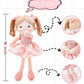 Soft Baby Doll Toys (16''), My First Baby Rag Doll for 1 Year-Old Girl Birthday Gift, Christmas Plush Toys Gift for Toddler Kids Infants -Sweetheart Girl