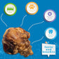 Jack&Pup Beef Bones, Knee Cap for Dogs, Long Lasting Natural Dog Bones, Beef Bone Knee Caps for Large Dogs. (2 Pack)