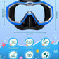 W WSTOO Kids Swim Goggles with Nose Cover,Snorkel Diving Swimming Mask for Youth 5-15,HD 3-Window Wide Vision Anti-Shattered Lens Anti-Fog&Leak