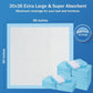 Bed Pads NO Adhesive Strip 30"x36" Thicken Elderly Adults Incontinence Underpads Disposable,Heavy Duty Absorbent Chucks Waterproof,XL Extra Large Puppy Pee Training Pad[25 Pads]