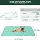 FXW Washable Pee Pads for Dogs, Puppy Pads with Super Absorbent, Specifically Designed for FXW Rollick/Homeplus 24inch 6 Panels Dog Playpen, 63" × 39" Rectangle, Green, 1 Pack