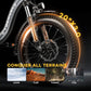 DriftGod Folding Electric Bike for Adults – 1000W Motor, 20"x3" Fat Tire, 48V Removable Battery, All-Terrain E-Bike with 7-Speed, Front Suspension – Powerful Foldable Ebike for Commuter
