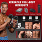 Twister Arm Trainer, Adjustable Chest Workout Equipment, Multi-functional Chest Exerciser for Men and Women, Portable Arm Trainer with 2 Wrist Bands, a Head Band, a Workout Towel and a Carry Bag