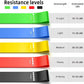 Resistance Bands for Working Out, Elastic Exercice Loop Bands for Physical Therapy, Yoga Starter Set of Stretch Bands for Booty Legs, Pilates Flexbands