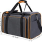 Cat, Dog Carrier for Pets Up to 20 Lbs,Sides Expandable Pet Carrier Bag Large Mesh Safe,Airline Approved Animal Carrier,Soft Sided Collapsible Pet Travel Carrier,Foldable Portable Pet Home (Orange)