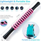 Muscle Roller Stick, Yoga Massage Roller Bar Fitness Beauty Tool for Athletes Relief Leg Back Pain (Pink)