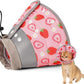 Avont Cat Cone Collar Soft to Stop Licking, Adjustable Foldable Lightweight Kitten Recovery Collar After Surgery for Small Dogs, Elizabeth Cone of Shame Alternative -Strawberry(L)