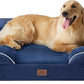 Bedsure XL Plus Orthopedic Dog Bed for Extra Large Dogs - Washable XLarge Dog Cat Bed Waterproof, Comfort Dogs Couch Sofa with Washable Removable Cover, Pet Bed with Nonskid Bottom, Blue Navy, 48"