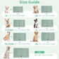 Made4Pets Dog Crate Pad Bed for Large Dogs, Washable & Reversible, Anti-Slip Kennel Mat for Cozy Sleeping, Soft Fluffy Dog Bed for Indoor & Outdoor Use, 41"x29", Green