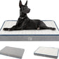 EMPSIGN Reversible Cool and Warm Dog Bed for Crate Pad, Pet Beds with Washable and Removable Cover, Dog Crate Beds Sleeping Mats, Beds for Dogs Crate for Large Medium Small Dogs, Grey