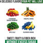Sherwood Pet Health Snackies for Chinchillas, Rabbits & Guinea Pigs, Grain-Free, Real Fruit, Low Sugar and High in Fiber Treats in Multiple Flavors