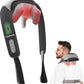 Cordless Neck and Shoulder Massager with Heat, Shiatsu Neck Back Massager Deep Tissue, 3 Massage Intensity & 3 Heating Area, Gifts for Women, Men