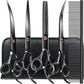 Professional Dog Grooming Scissors Kit Black 6 in 1, Dog Shears for Grooming 6CR Premium Stainless Steel Grooming Scissors Kit for Dogs Cat Pet
