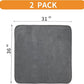 LOOBANI Washable Pee Pad for Dogs, 2 Packs Non-Slip Puppy Training Pads, Fast Absorbent Pet Whelping Pads, Puppy Playpen Mat for Incontinence, Housebreak, Crate, 31x36in, Gray