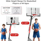 Basketball Hoop Outdoor 10 FT Height Adjustable, Portable Basketball Goals Systems with 45" Backboard for Youth Adults Kids - Backyard, Driveway, Indoor Play
