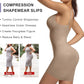 SHAPERX Strapless Shapewear Dress for Women Tummy Control Seamless Full Body Shaper Slip with Removable Straps