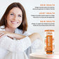 HYDRADNA- Sparkling Liquid Collagen Protein Water Drink Balanced Nutrients for Wellness - Sugar-Free - Keto-Friendly - No Gluten (12 Pack) Georgia Peach